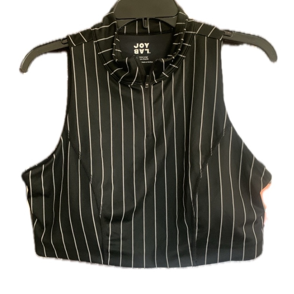 Joy Lab Striped Long Lined Bra